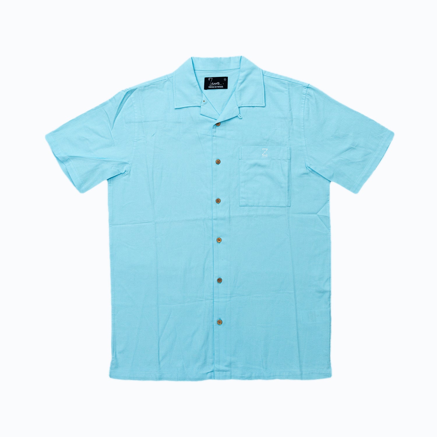 Shirt Sky Blue Tempo Shirt Zeus Surf - Apparel