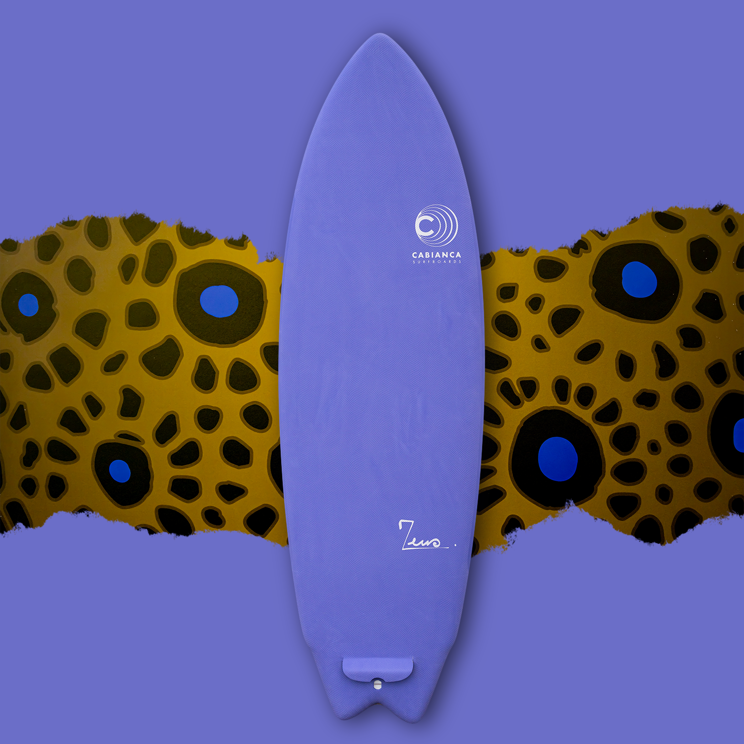 Zeus x Cabianca 5'10 Boxfish OKZ Softboard Zeus