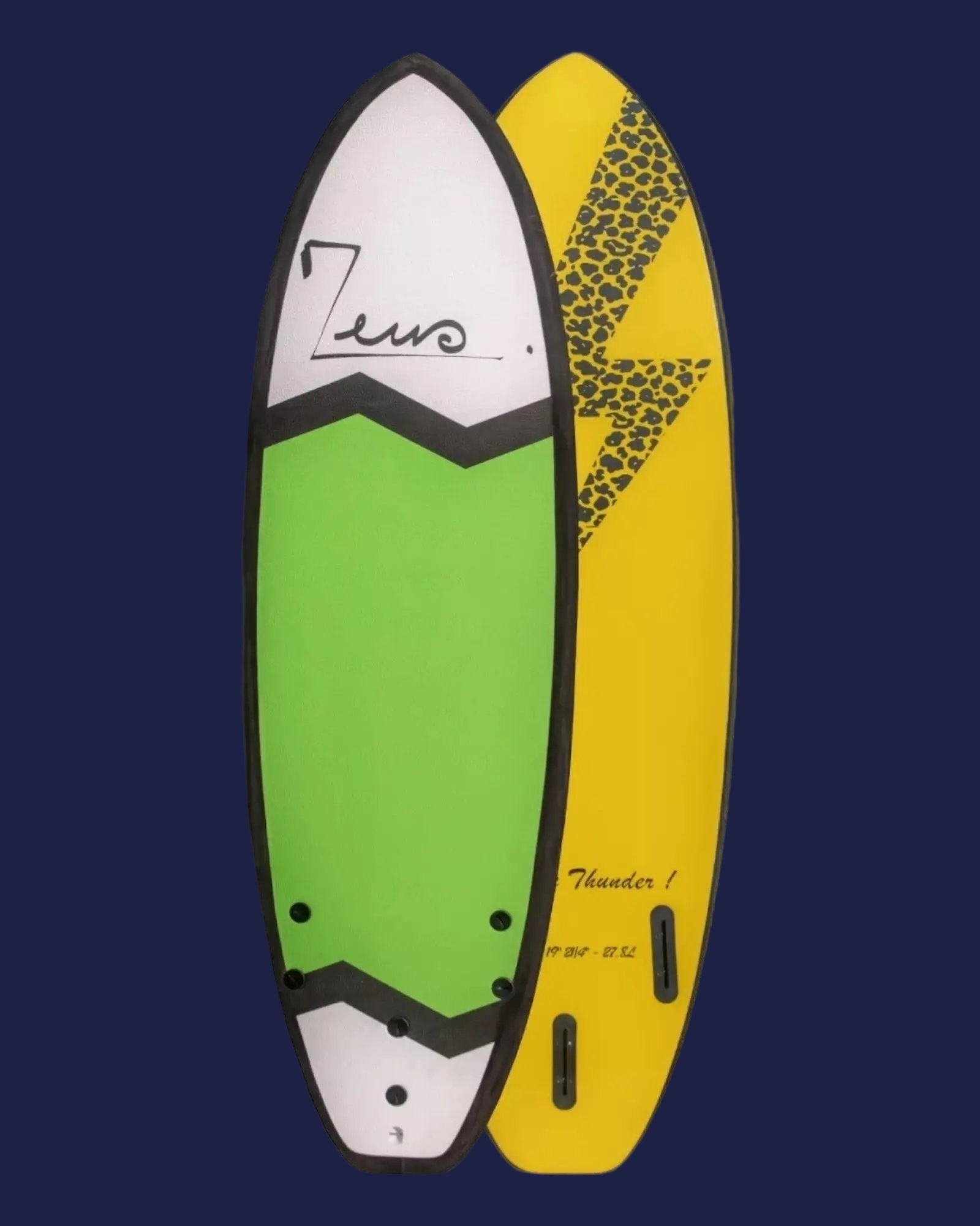 Zeus Ninja 5'4 - Handle - Bumpers Softboard Zeus