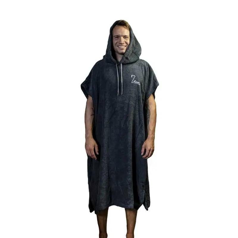 Poncho Zeus Logo Black Poncho Zeus Surf