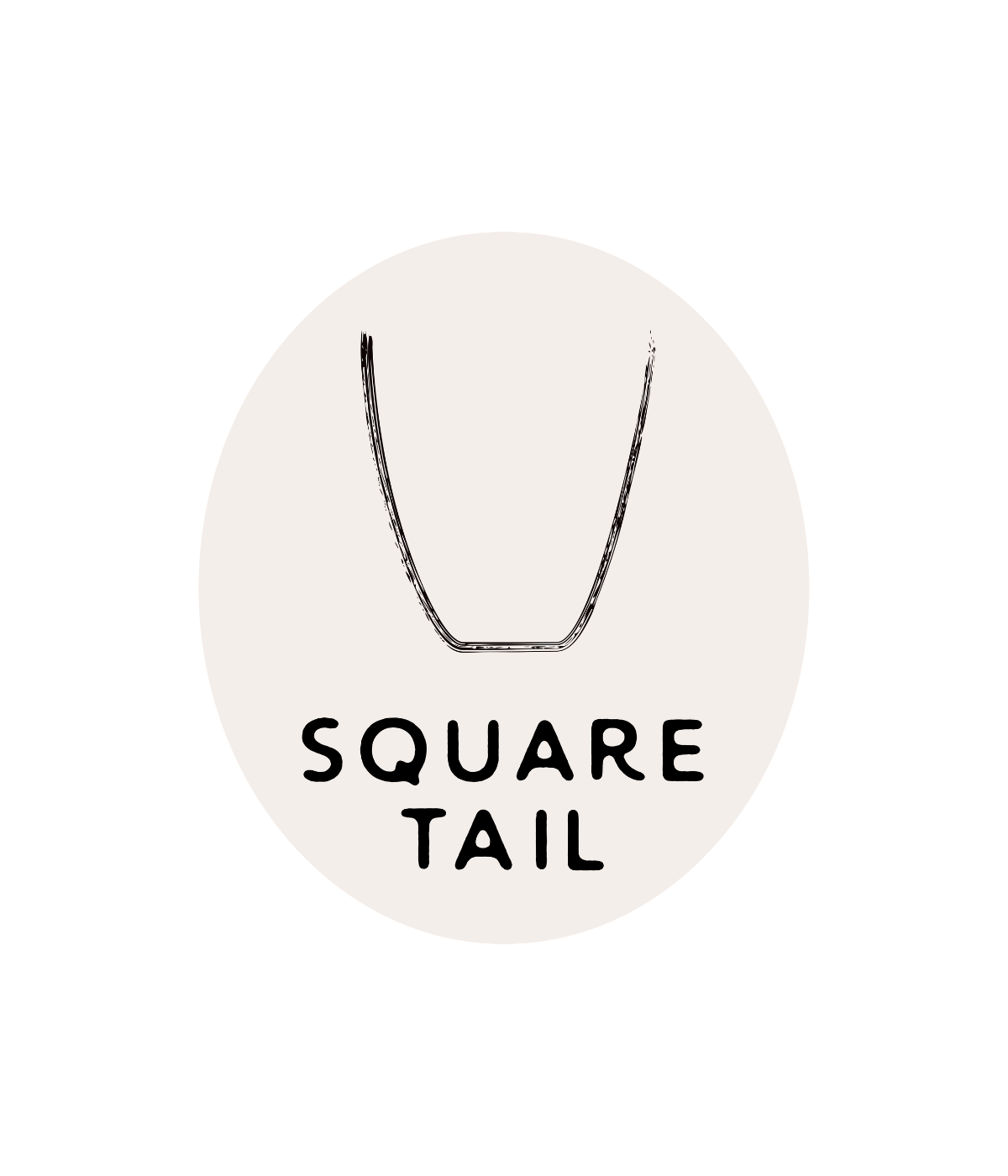 un icon de shape de surf square tail 