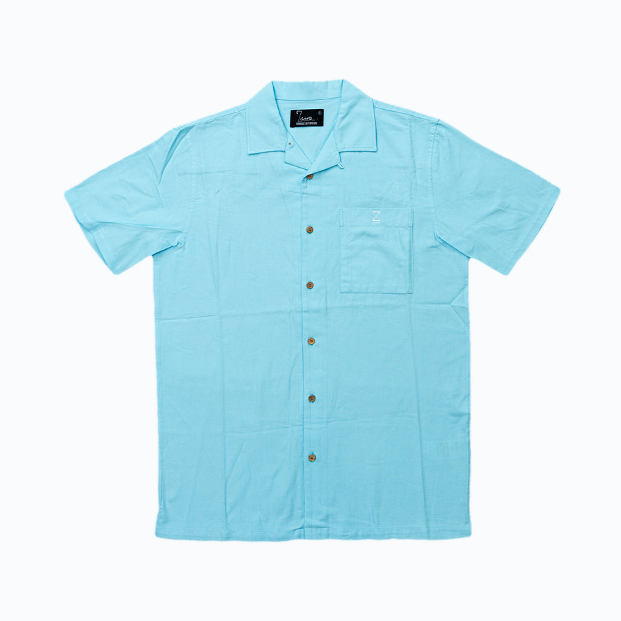 Shirt Sky Blue Tempo Shirt Zeus Surf - Apparel