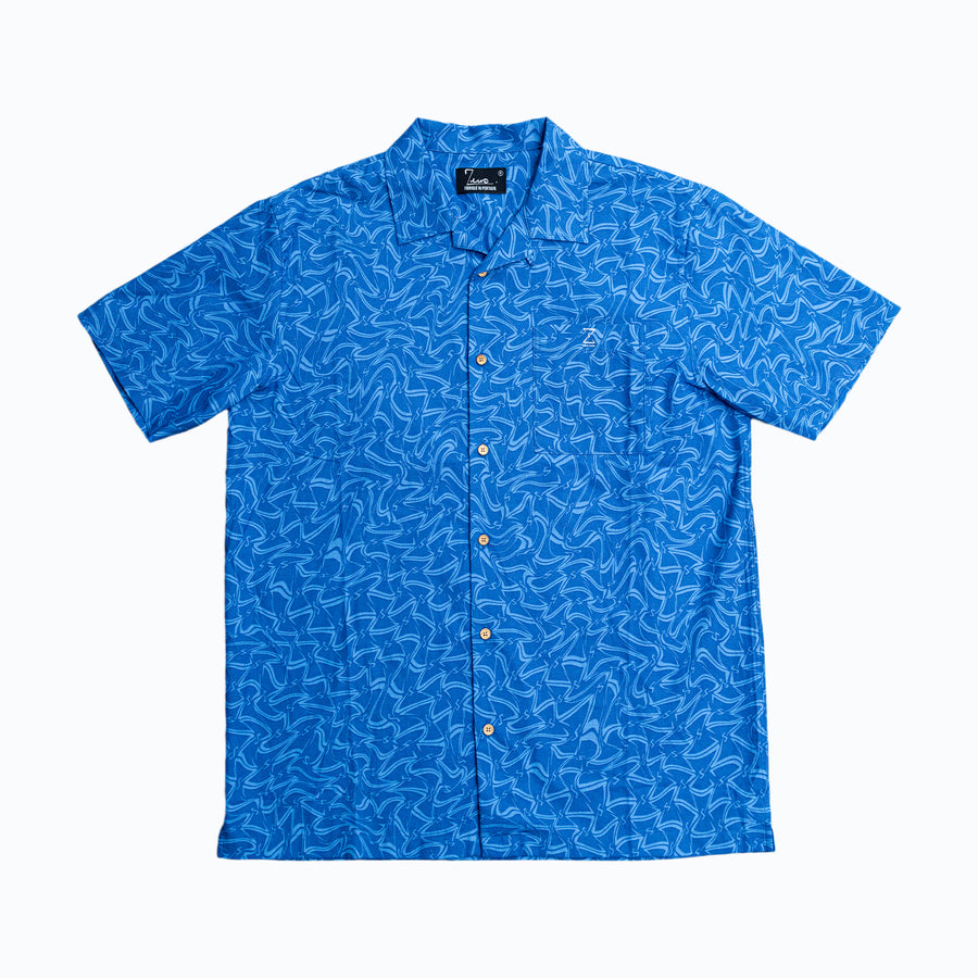 Shirt Blue Tempo Shirt Zeus Surf - Apparel
