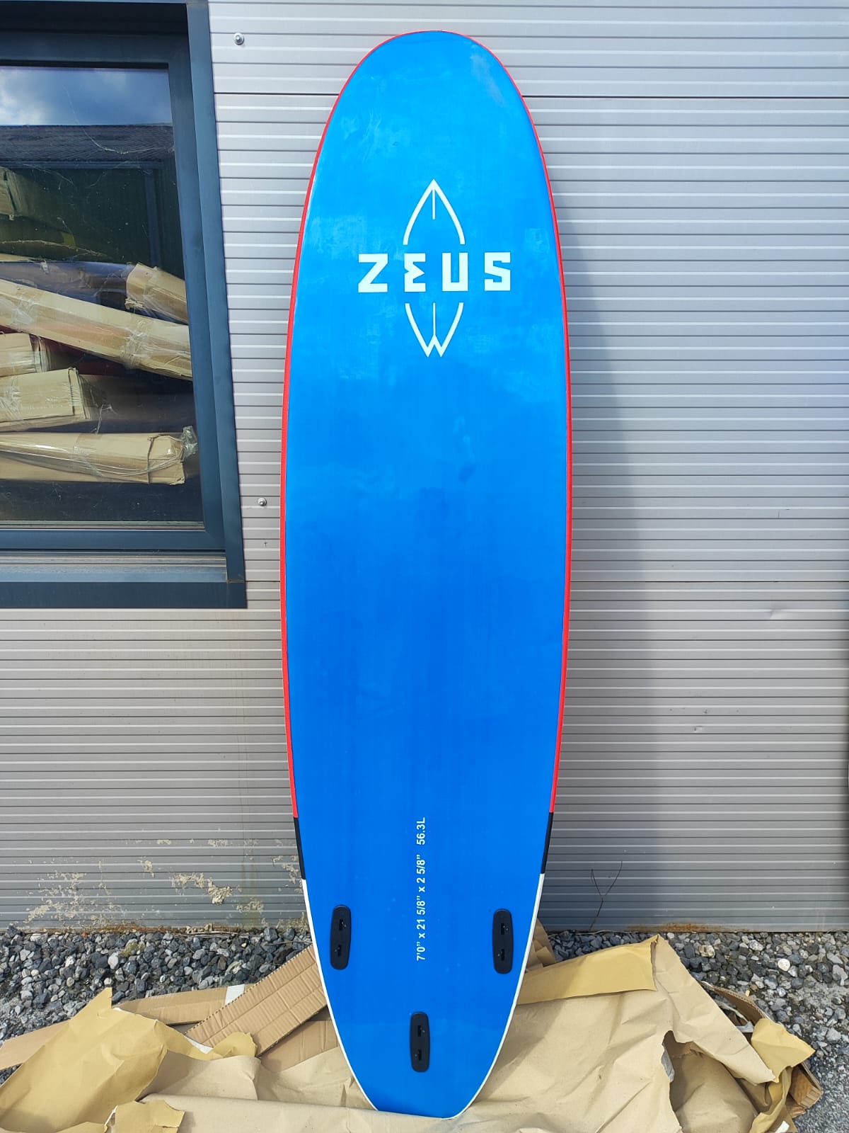 Planche de Surf Occasion Zeus - 7'0 Fuego EVA RED - 57 L  B