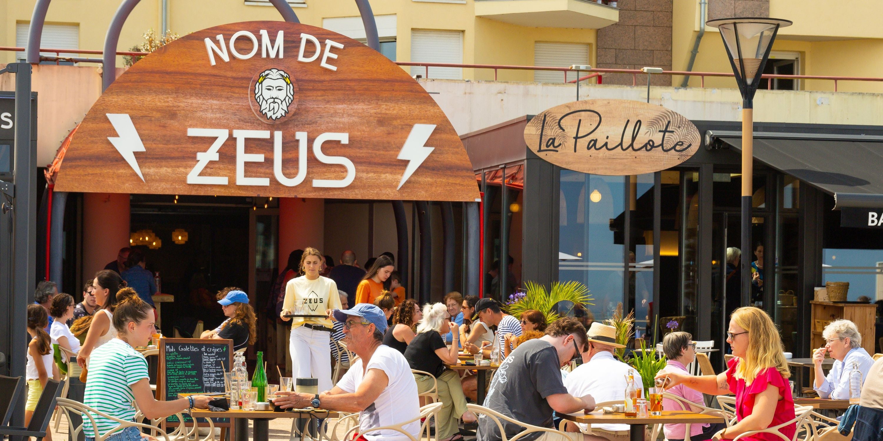 Nom De Zeus in Perros Guirec Restaurant Bar open all year round