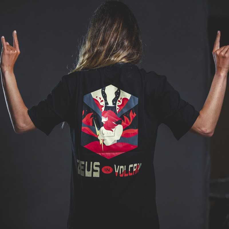 T Shirt Zeus Volcano Blackproduct_type#surf_#surfshop#_zeus-surfboards_