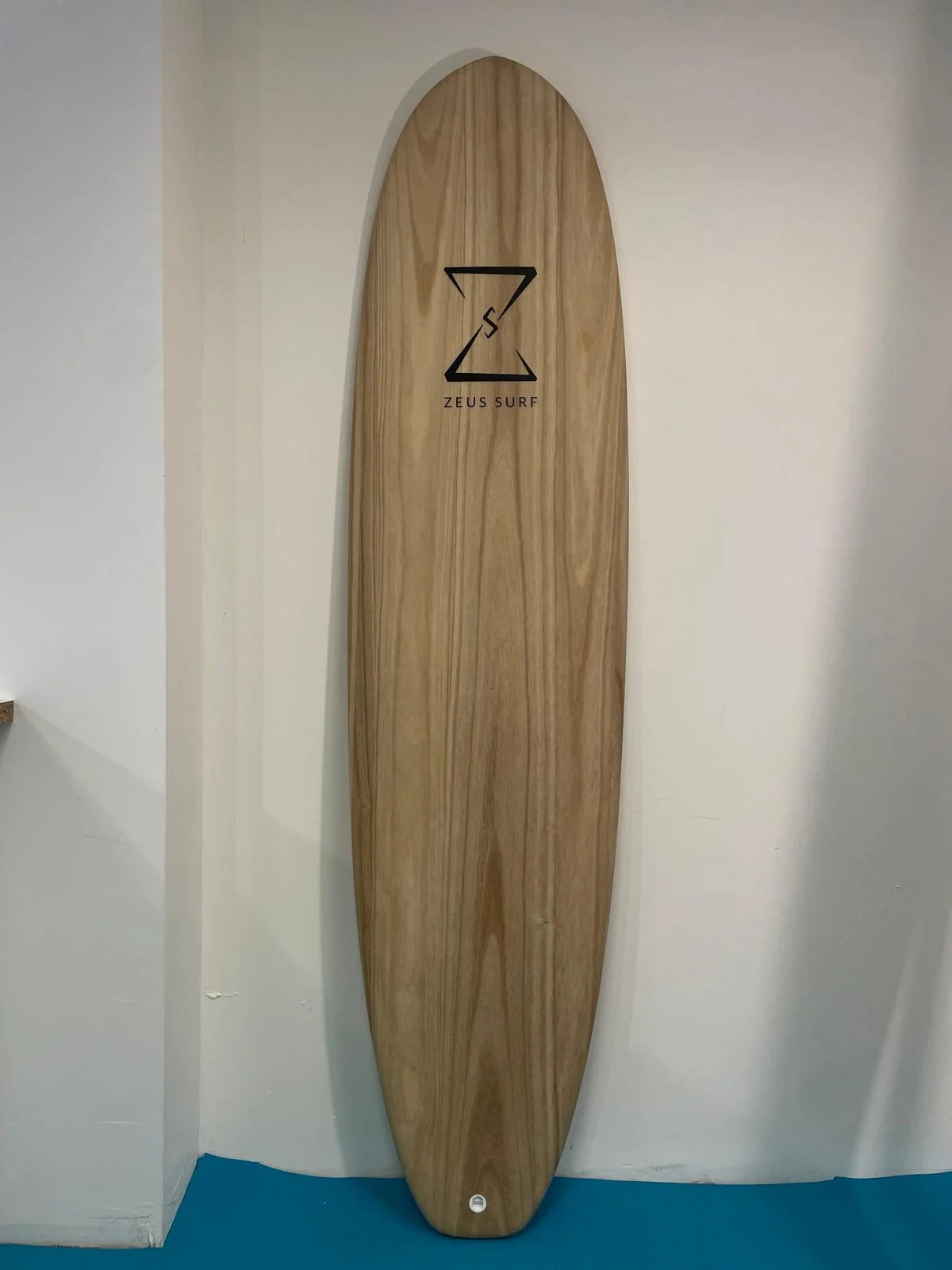 Zeus 7'4 Wood Mini-malibu Epoxy - deck