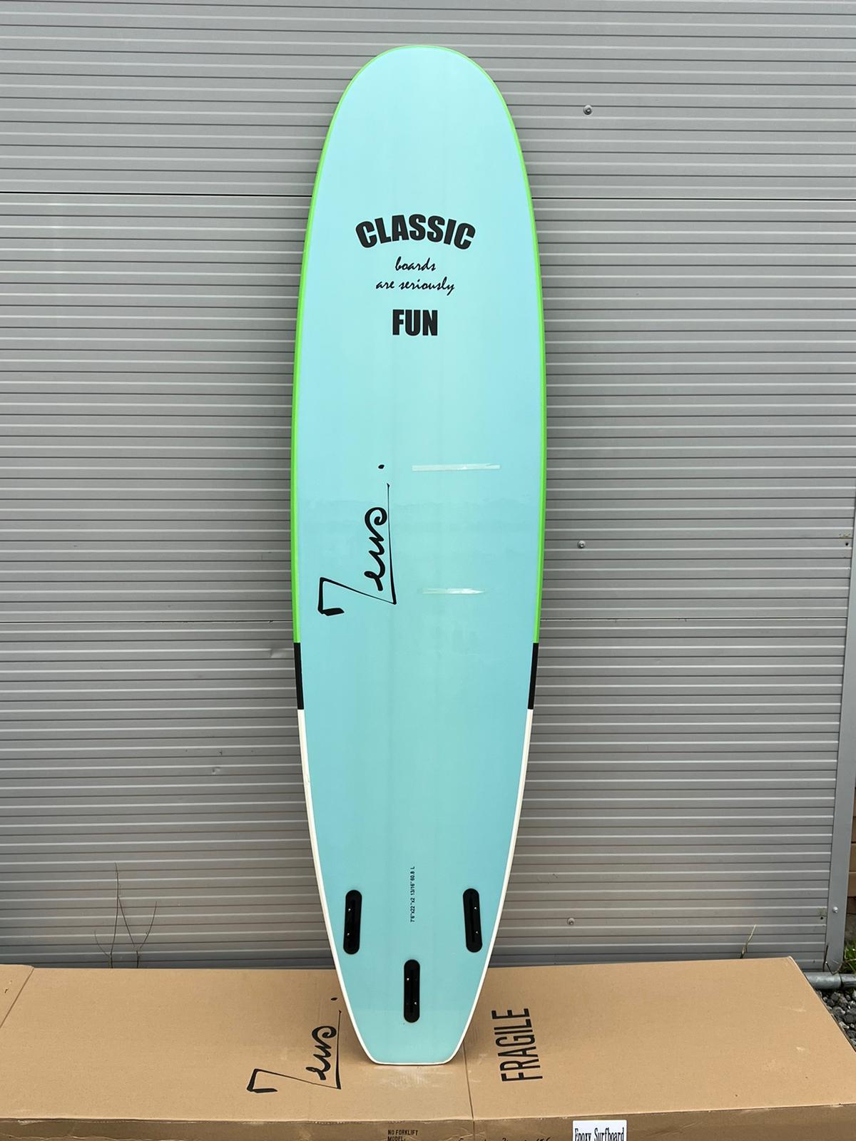 Planche de Surf Occasion Zeus Rosa 7'6 Green EVA