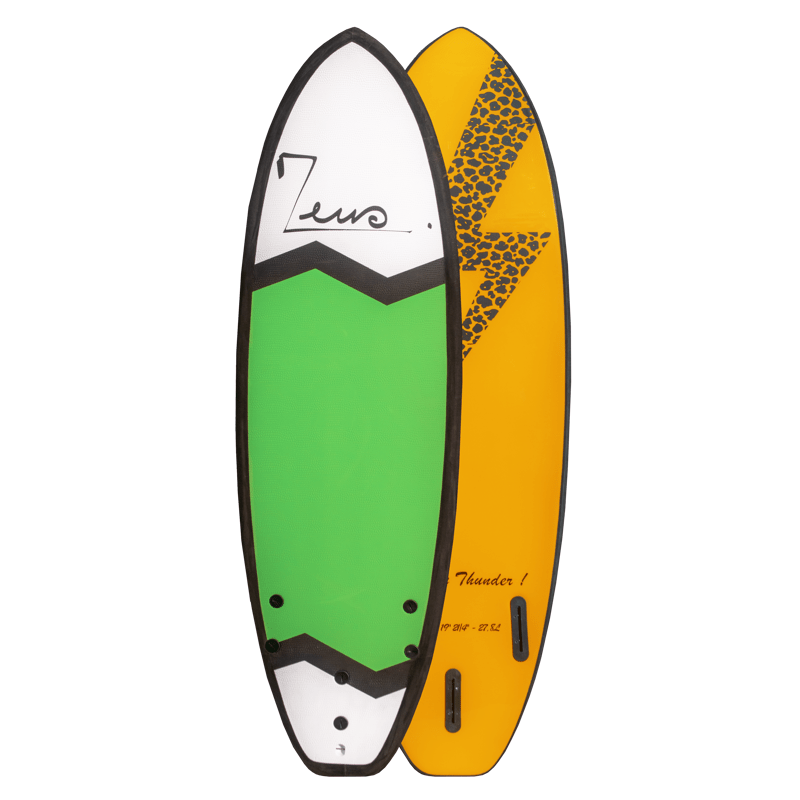 Zeus Ninja 5'4 - Handle - Bumpers Softboard Zeus
