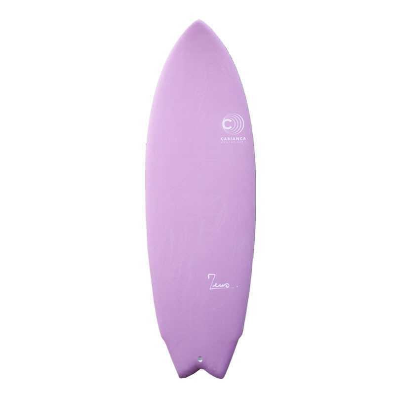 a purple surfboard on a white background