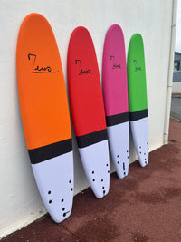 Fuego 7'0 + Poignée & Bumpers Softboard Zeus IXPE HB Orange