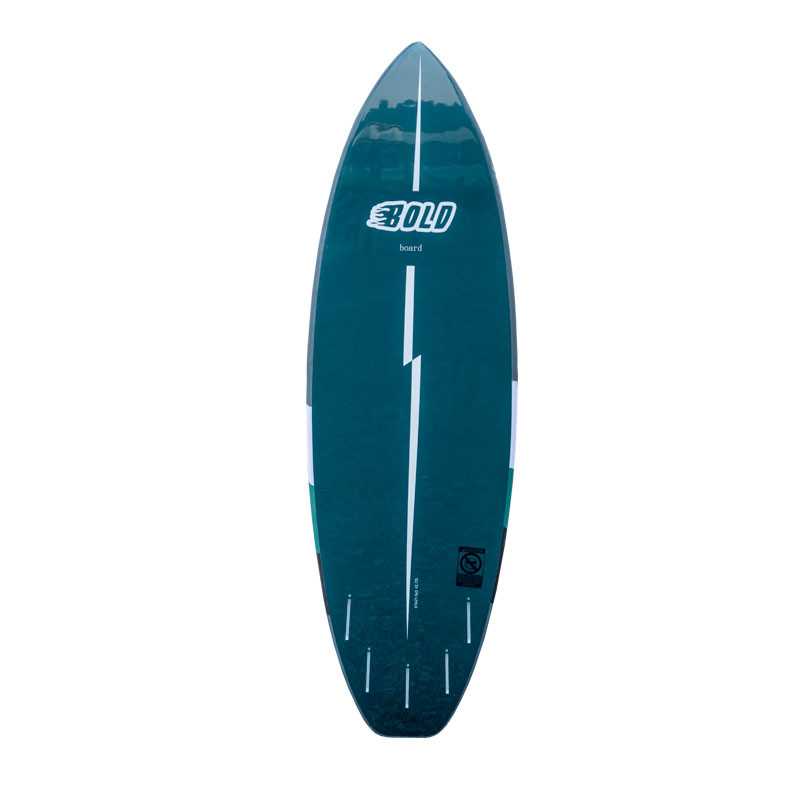 a blue surfboard with a white background