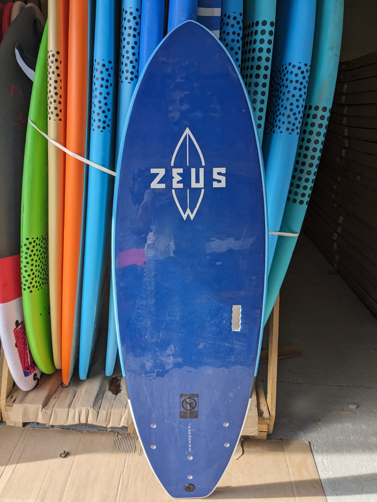 Zeus Surf Surboards Softop Planche de Surf Occasion Zeus - Cicielo 6'0 IXPE