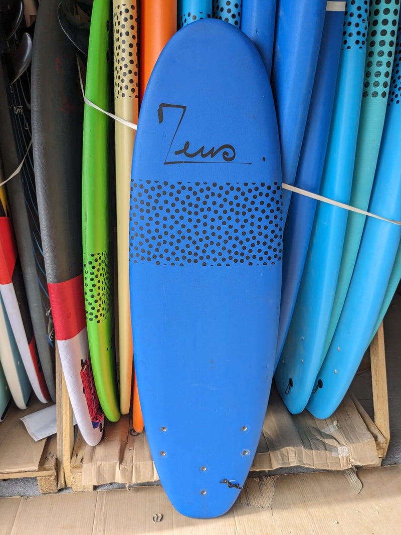 Chargez l&#39;image dans la visionneuse de la galerie, Zeus Surf Surboards Softop Planche de Surf Occasion Zeus - Progress 5&#39;6
